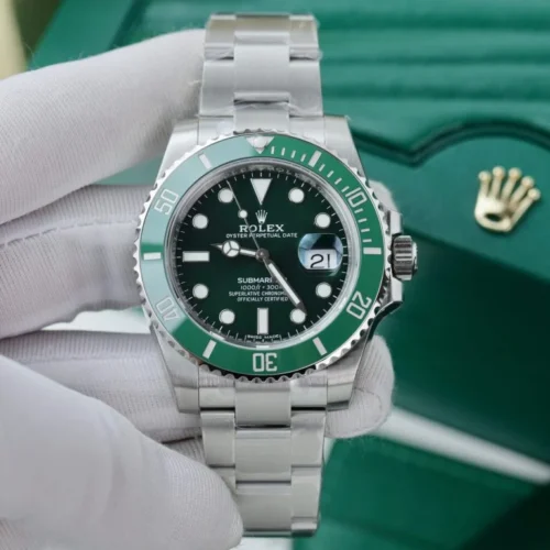 Rolex Submariner 40mm 116610LV 904L Steel EWEF 1:1 Best Edition Green Dial Super Clone V3